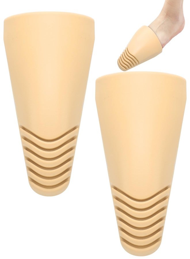 Innconee 2 Pcs Amputee Shoe Toe Fillers, Partial Foot Amputation PU Foam Shoe Filler Inserts Non Slip Amputee Toe Cushion Pads for Man Woman Amputated Orthotics Essentials(L) - Image 1